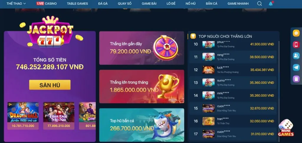 Chương trình VIP độc quyền Win5506
